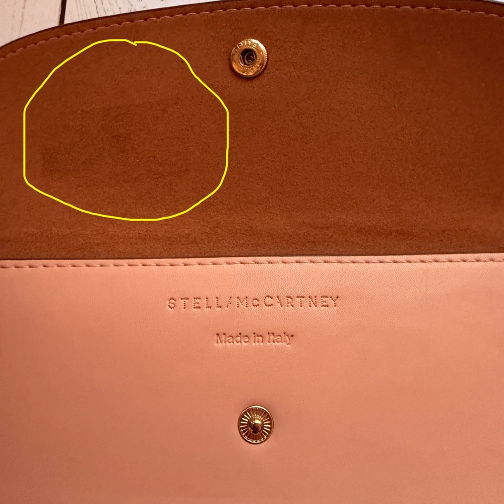 Stella McCartney | Dusty Pink Vegan Leather Wristlet/Clutch - Picture 6 of 10
